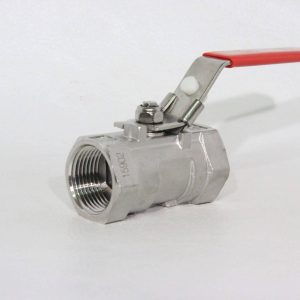 VALVULA DE BOLA 1 PZA DE ACERO INOX T304 Y T316 CED.40