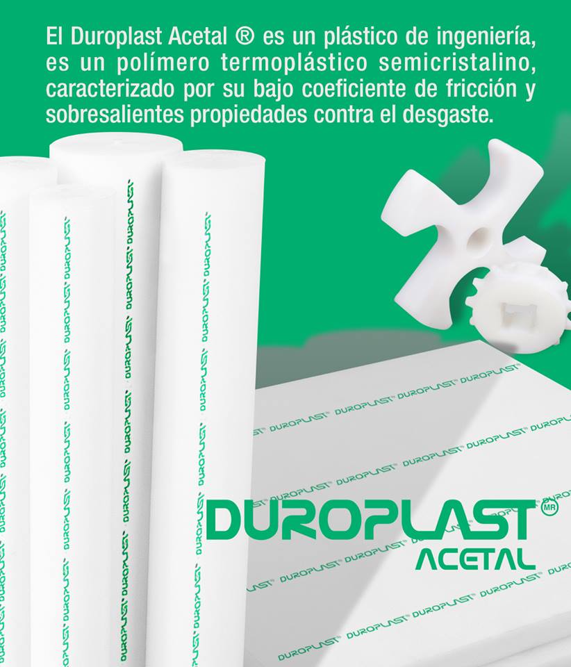 BARRA DE DUROPLAST ACETAL &lpar;Blanco y Negro&rpar;