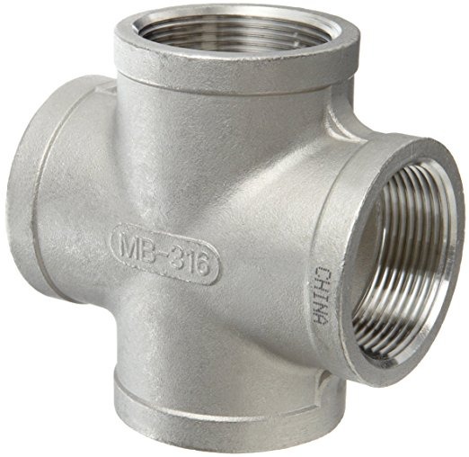 CRUZ DE ACERO INOX T304 CED.40