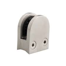 CLIP REDONDO PARA CRISTAL INOX T304 &lpar;BASE CURVA O PLANA&rpar;