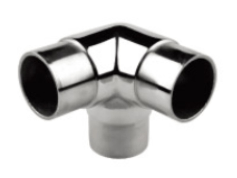 CODO A 90° EN TEE PARA TUBO EN INOX T304