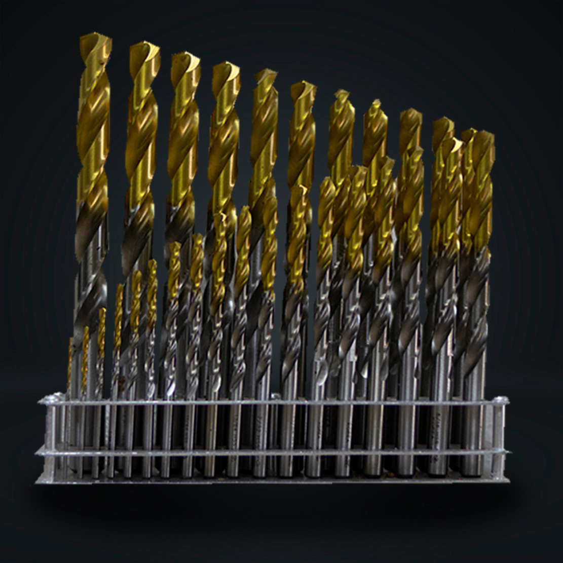 BROCA FRACCIONAL DE ALTA VELOCIDAD ZANCO RECTO Y CON RECUBRIMIENTO DE TiN