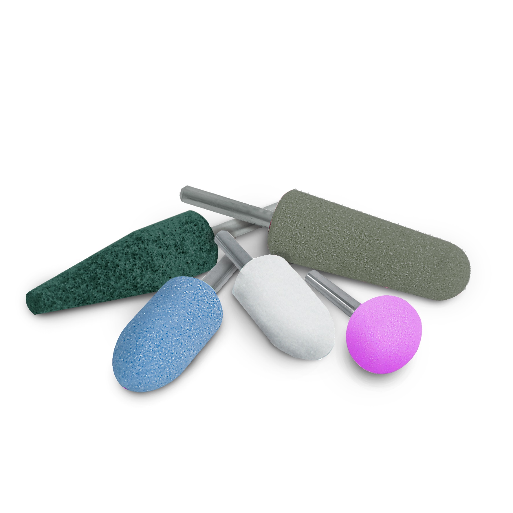 PUNTAS MONTADAS, COPAS DE DESBASTE Y CONOS ABRASIVOS